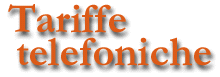 Tariffe telefoniche